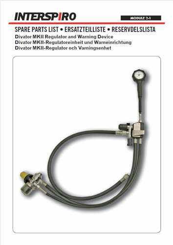 Diving - Module 2-1 - Spare parts & Service kits for MKII Regulator