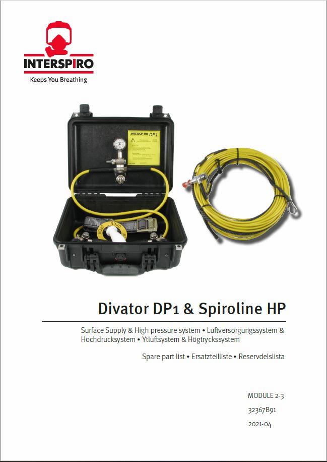 Diving - Firefighting Module 2-3 - Spare parts & Service kits for Divator DP1 och Spiroling HP