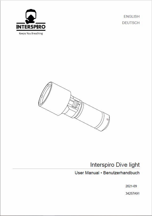 Diving user manual: 34257A - Dive light