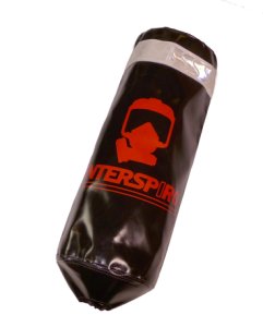 Cylinder cover, black, PVC, with Interspiro logo