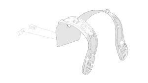 Shoulder pad, complete