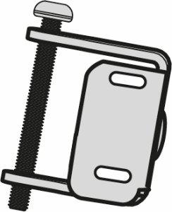 Spirocom Befestigungsbügel with Schnellanschluss